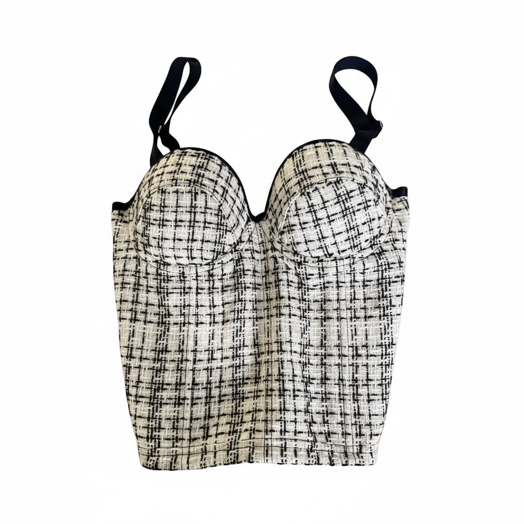 Bustier corse tweed