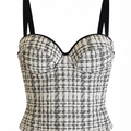 Bustier corse tweed