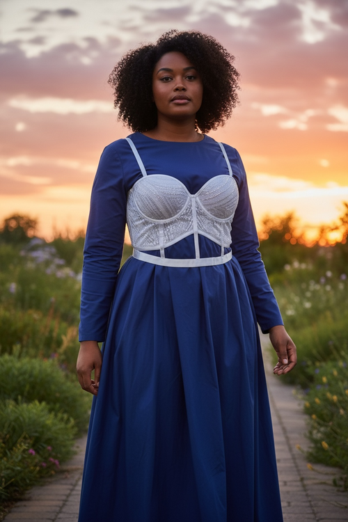 Bustier Corsé Plateado con Lentejuelas – Brillo Elegante y Seducción